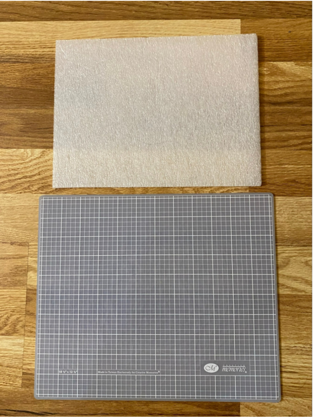 Creative Memories Arts & Crafts Cutting Mat One Size Grey White